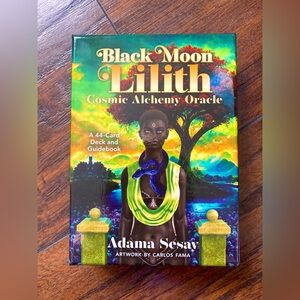 Black Moon Lilith Cosmic Alchemy Oracle Book by